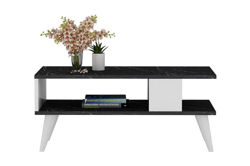Palgrave Soffbord 90x40x90 cm - Svart/Vit - Möbler - Bord & matgrupper - Soffbord
