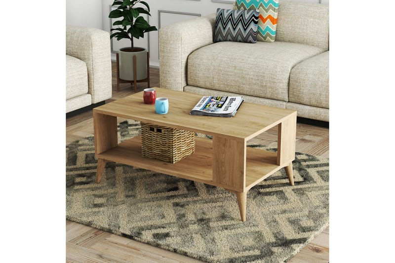 Palgrave Soffbord 90x54x90 cm - Ek - Möbler - Bord & matgrupper - Soffbord