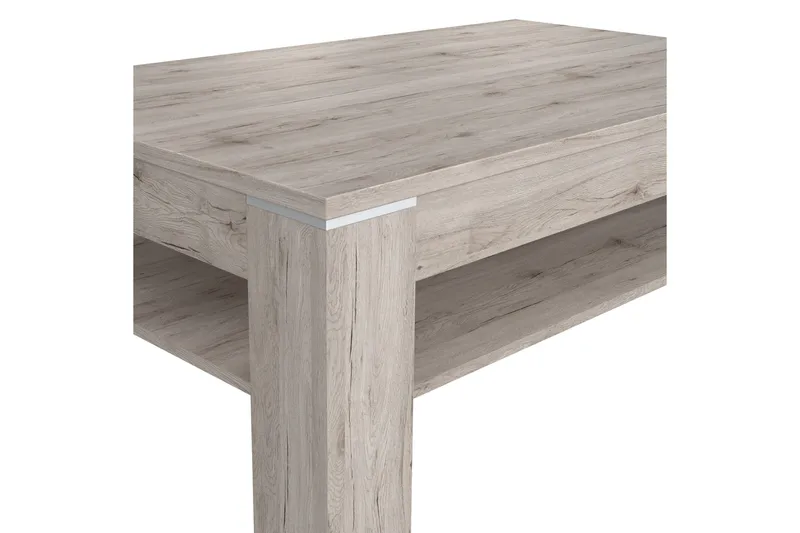 Perkhill Soffbord 120 cm med Förvaring Hylla - Brun/Natur - Möbler - Bord & matgrupper - Soffbord