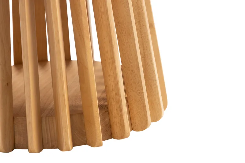 Peyra Soffbord  60 cm Runt Ek - Natur - Möbler - Bord & matgrupper - Soffbord