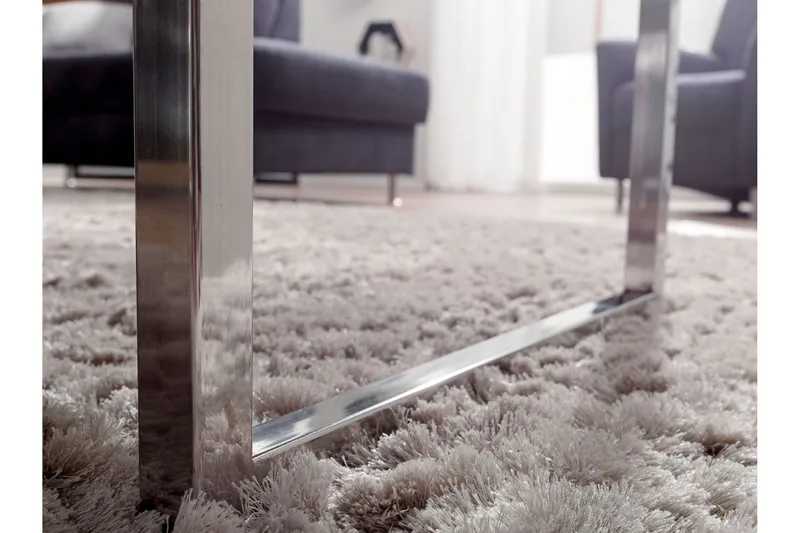Plessey Soffbord 120 cm - Massivt Trä/Krom - Möbler - Bord & matgrupper - Soffbord
