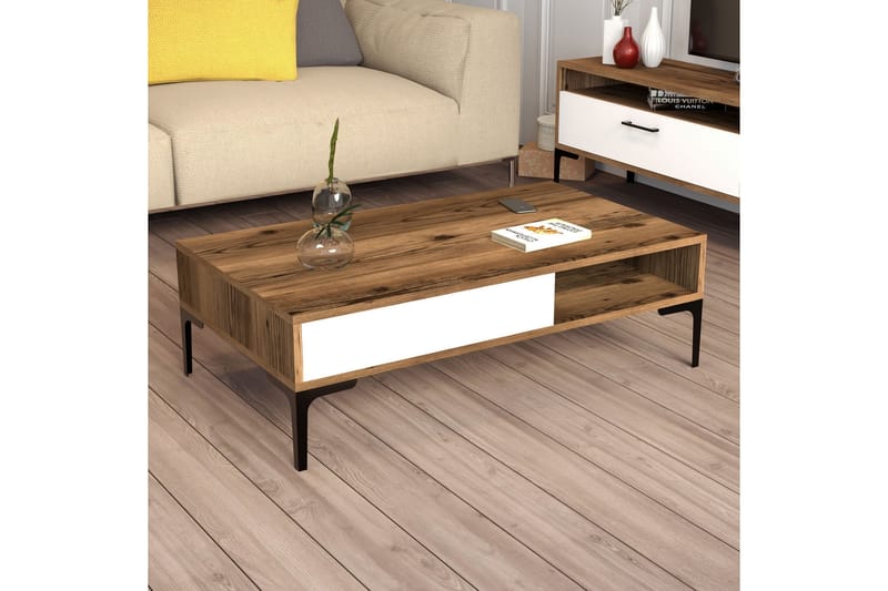 Poko Soffbord 105x32,6x105 cm - Brun - Möbler - Bord & matgrupper - Soffbord