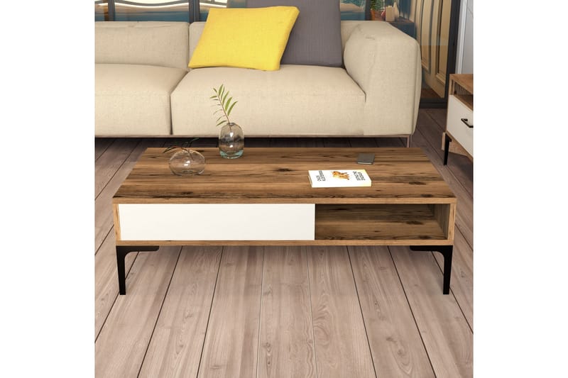Poko Soffbord 105x32,6x105 cm - Brun - Möbler - Bord & matgrupper - Soffbord