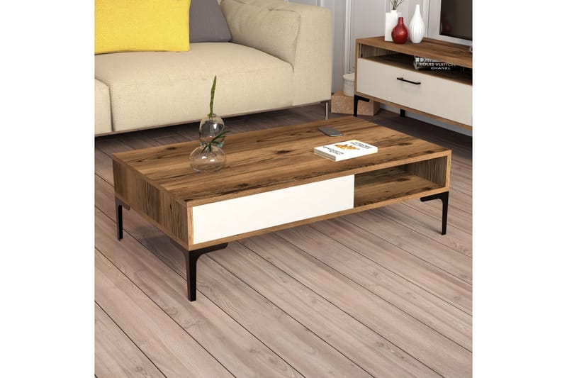 Poko Soffbord 105x32,6x105 cm - Brun - Möbler - Bord & matgrupper - Soffbord