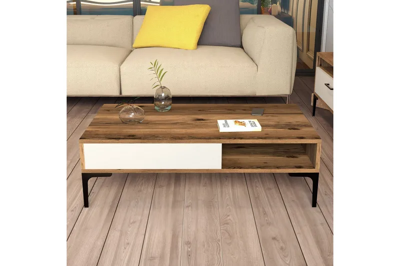 Poko Soffbord 105x32,6x105 cm - Brun - Möbler - Bord & matgrupper - Soffbord