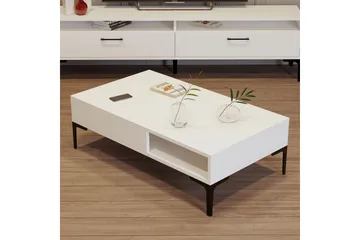 Poko Soffbord 105x32,6x105 cm - Vit - Möbler - Bord & matgrupper - Soffbord