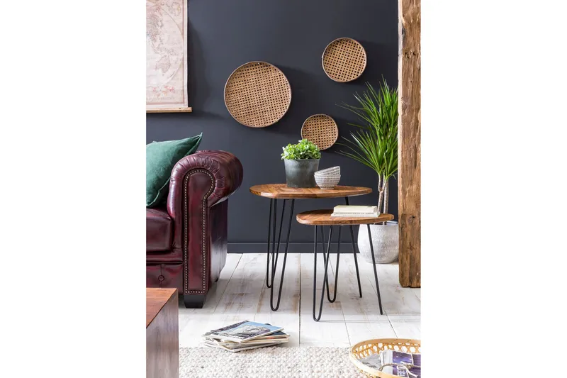 Portuondo Satsbord 2-pack 60 cm - Trä/natur - Möbler - Bord & matgrupper - Soffbord