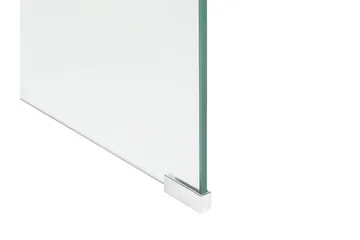 Prestina Rektangulärt Glasbord Soffbord i Glas med Böjt Glas - Klar - Möbler - Bord & matgrupper - Soffbord