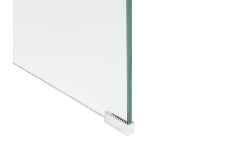 Prestina Rektangulärt Glasbord Soffbord i Glas med Böjt Glas - Klar - Möbler - Bord & matgrupper - Soffbord