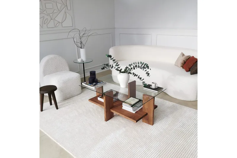 Puijas Soffbord 105x40x105 cm - Brun - Möbler - Bord & matgrupper - Soffbord