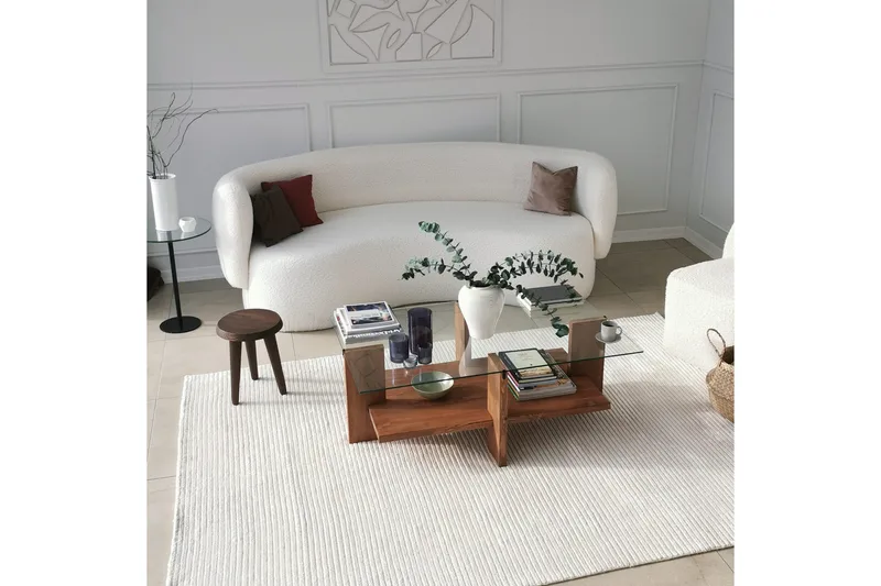 Puijas Soffbord 105x40x105 cm - Brun - Möbler - Bord & matgrupper - Soffbord