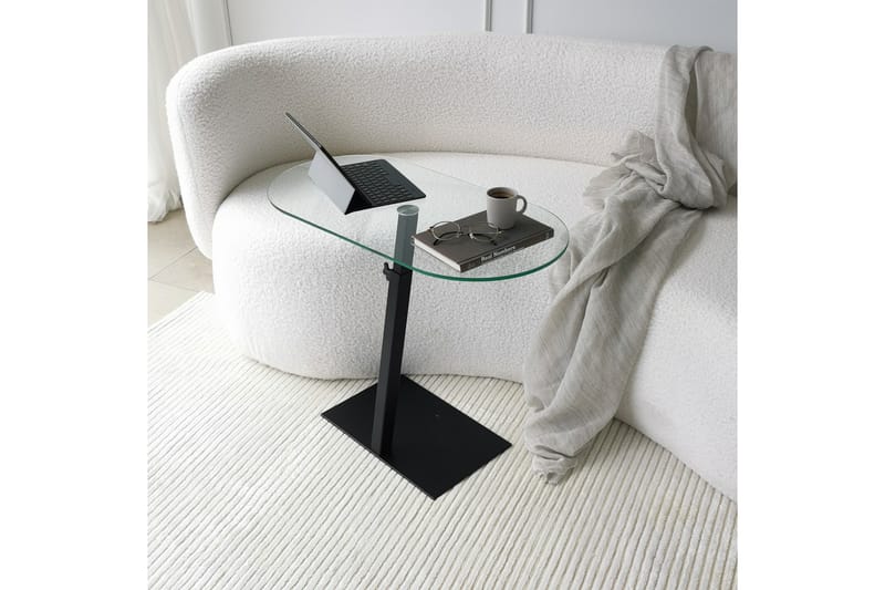 Puntoz Soffbord 70x35x70 cm Oval - Svart - Möbler - Bord & matgrupper - Soffbord