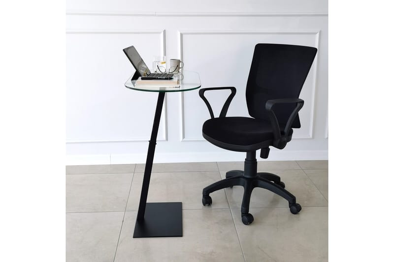 Puntoz Soffbord 70x35x70 cm Oval - Svart - Möbler - Bord & matgrupper - Soffbord