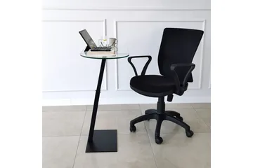 Puntoz Soffbord 70x35x70 cm Oval - Svart - Möbler - Bord & matgrupper - Soffbord