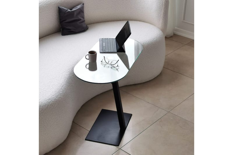 Puntoz Soffbord 70x35x70 cm Oval - Svart - Möbler - Bord & matgrupper - Soffbord