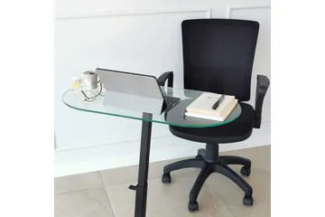 Puntoz Soffbord 70x35x70 cm Oval - Svart - Möbler - Bord & matgrupper - Soffbord