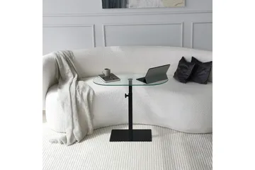 Puntoz Soffbord 70x35x70 cm Oval - Svart - Möbler - Bord & matgrupper - Soffbord