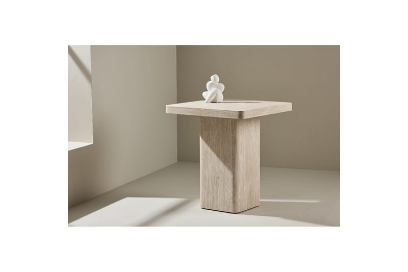 Soffbord Qvart - Beige, 50x50x56 - Möbler - Bord & matgrupper - Soffbord