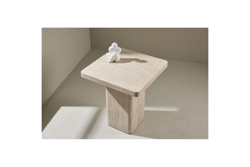 Soffbord Qvart - Beige, 50x50x56 - Möbler - Bord & matgrupper - Soffbord