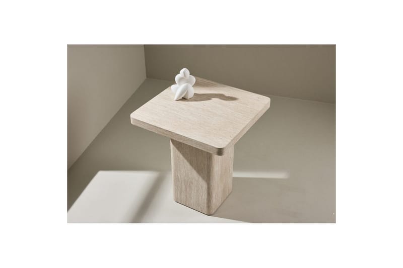 Soffbord Qvart - Beige, 50x50x56 - Möbler - Bord & matgrupper - Soffbord
