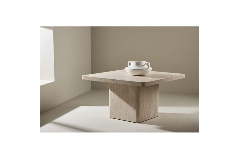 Soffbord Qvart - Beige, 80x80x46 - Möbler - Bord & matgrupper - Soffbord