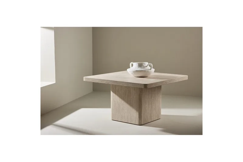 Soffbord Qvart - Beige, 80x80x46 - Möbler - Bord & matgrupper - Soffbord