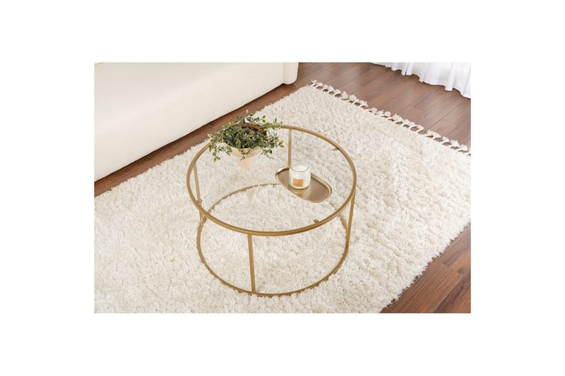 Soffbord Rikiya Guldtransparent - Guldtransparent - Möbler - Bord & matgrupper - Soffbord