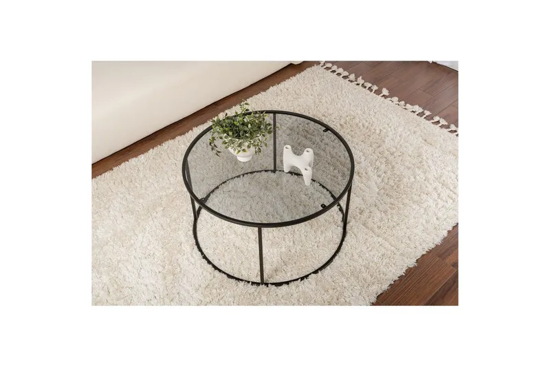 Soffbord Rikiya Svart Grå - Svart Grå - Möbler - Bord & matgrupper - Soffbord