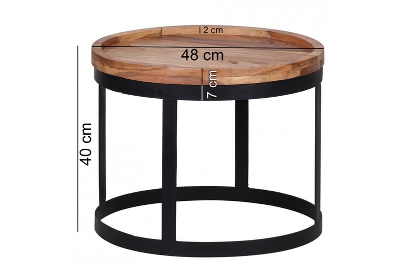 Risien Satsbord 2-pack - Trä/natur - Möbler - Bord & matgrupper - Soffbord