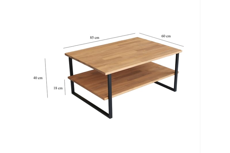 Riversdale Soffbord 85x60x85 cm - Ek - Soffbord