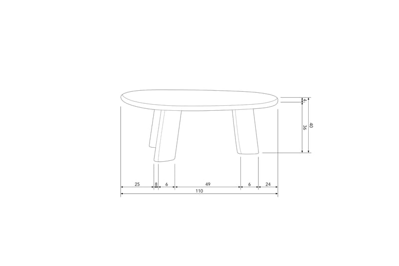 Soffbord Roundly - Möbler - Bord & matgrupper - Soffbord