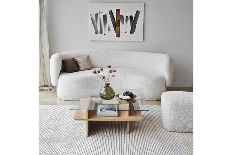 Soffbord Rubby Fyrkant Sudamal / Transparent - Sudamal / Transparent - Möbler - Bord & matgrupper - Soffbord