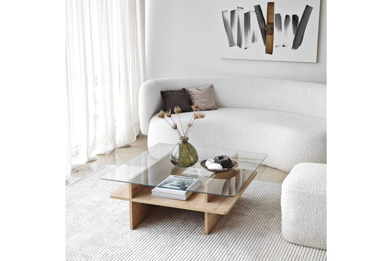 Soffbord Rubby Fyrkant Sudamal / Transparent - Sudamal / Transparent - Möbler - Bord & matgrupper - Soffbord