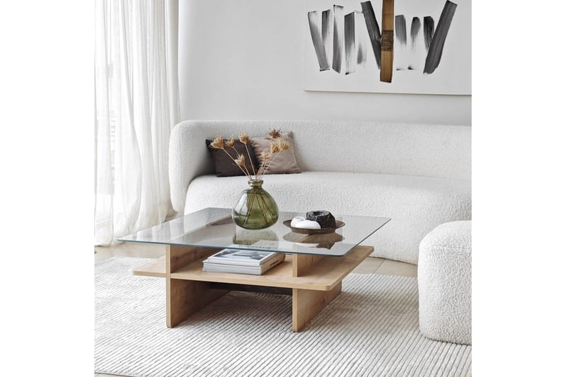 Soffbord Rubby Fyrkant Sudamal / Transparent - Sudamal / Transparent - Möbler - Bord & matgrupper - Soffbord