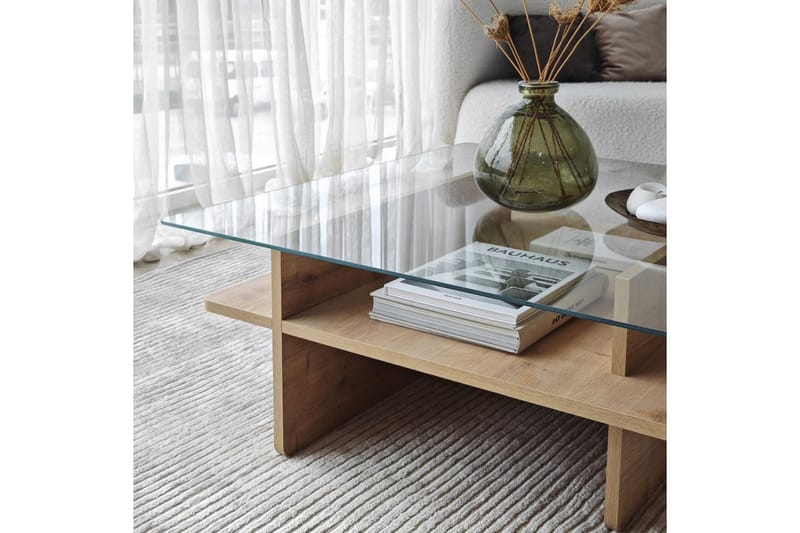 Soffbord Rubby Fyrkant Sudamal / Transparent - Sudamal / Transparent - Möbler - Bord & matgrupper - Soffbord