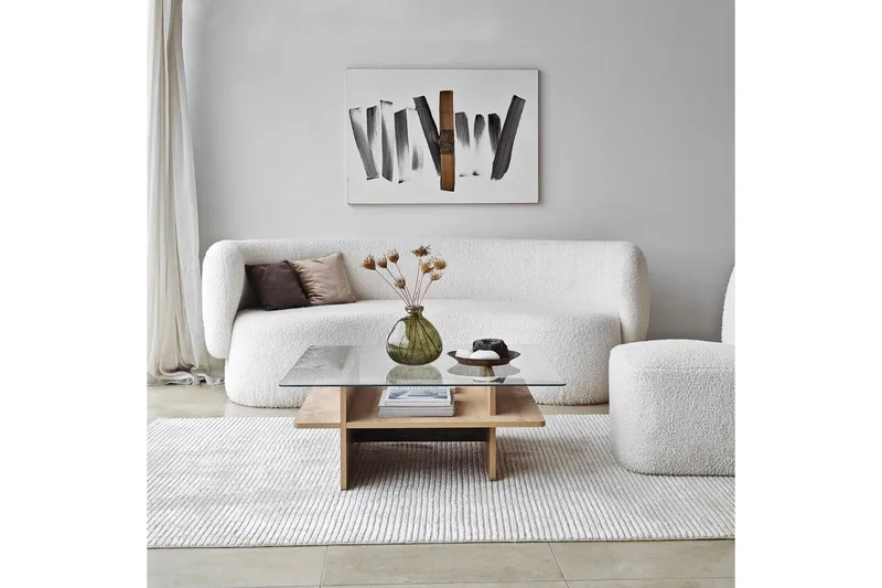 Soffbord Rubby Fyrkant Sudamal / Transparent - Sudamal / Transparent - Möbler - Bord & matgrupper - Soffbord