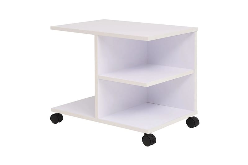 Rullhylla 50x35x42 cm vit - Vit - Möbler - Bord & matgrupper - Soffbord