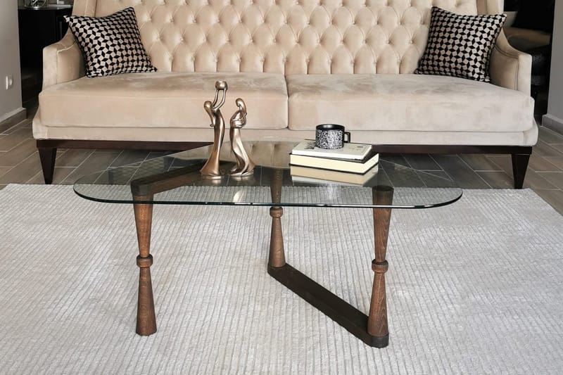 Sabani Soffbord 96 cm Trekantig, Valnötsbrun