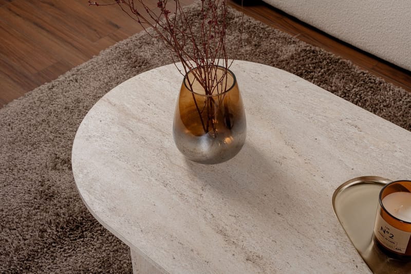 Soffbord Sable 119 x 60 cm - Travertin - Möbler - Bord & matgrupper - Soffbord