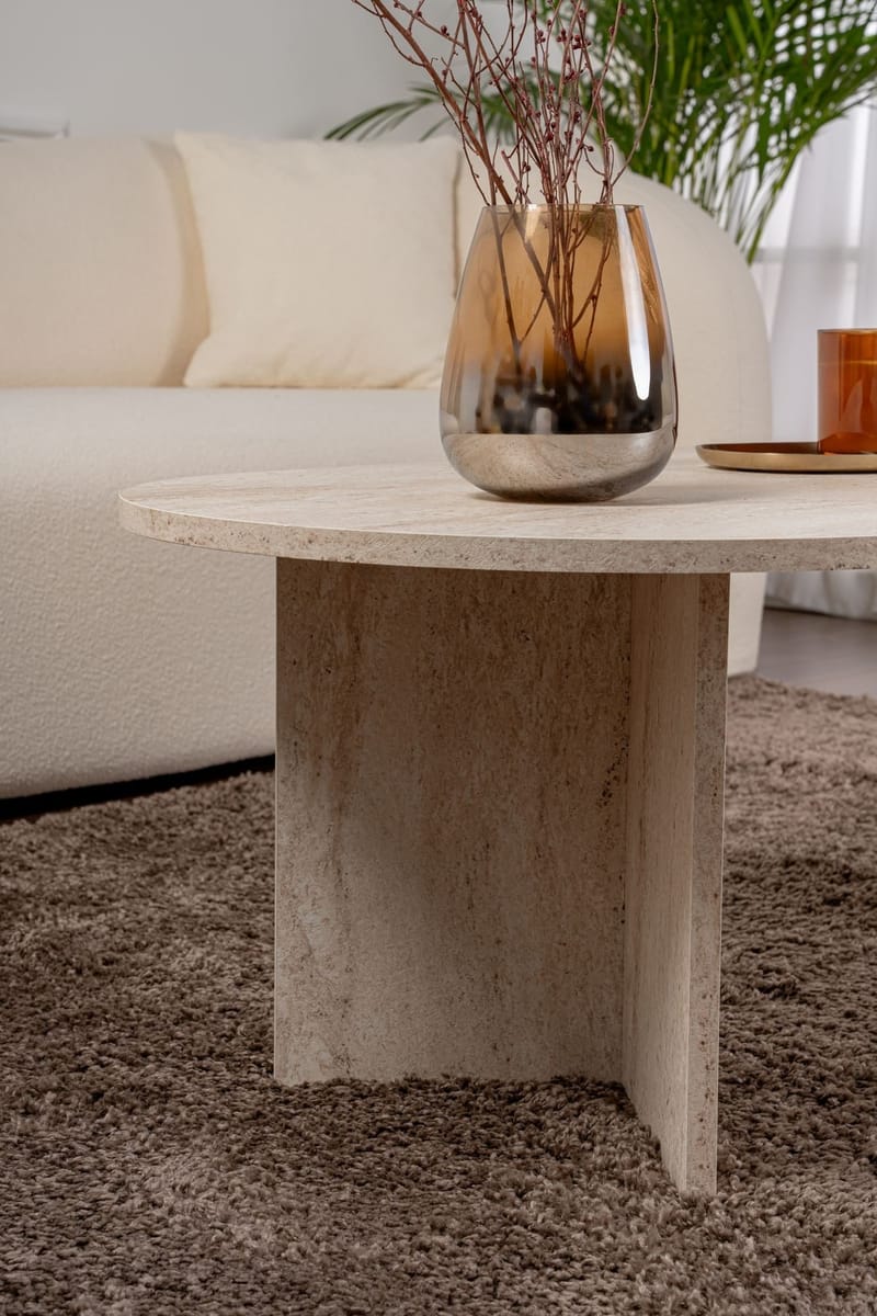 Soffbord Sable 119 x 60 cm - Travertin - Möbler - Bord & matgrupper - Soffbord
