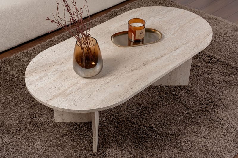 Soffbord Sable 119 x 60 cm - Travertin - Möbler - Bord & matgrupper - Soffbord