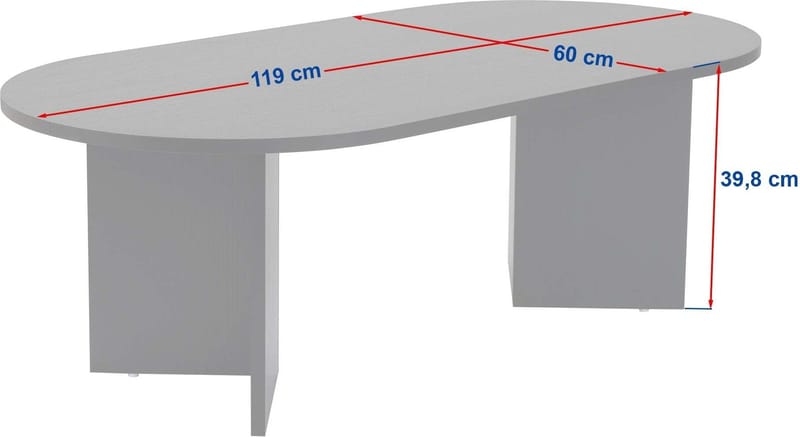 Soffbord Sable 119 x 60 cm - Travertin - Möbler - Bord & matgrupper - Soffbord