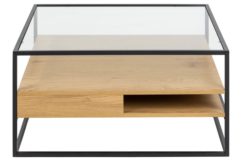 Sakila Soffbord 80x80 cm - Transparent - Soffbord