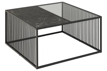 Saklani Soffbord 80x80 cm - Svart - Möbler - Bord & matgrupper - Soffbord