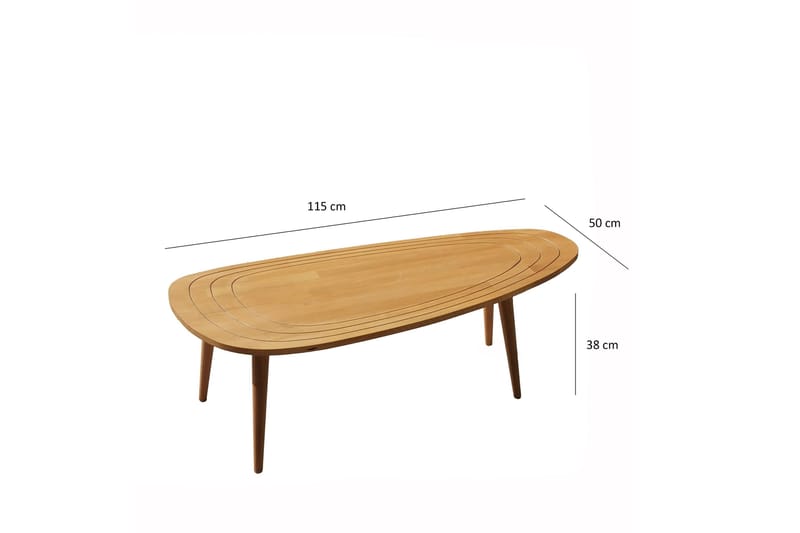 Saldus Soffbord 115 cm - Teak - Möbler - Bord & matgrupper - Soffbord