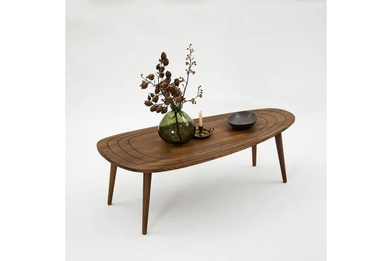 Saldus Soffbord 115 cm - Valnöt - Möbler - Bord & matgrupper - Soffbord