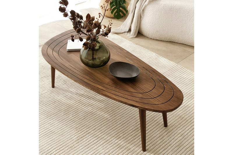 Saldus Soffbord 115 cm - Valnöt - Möbler - Bord & matgrupper - Soffbord