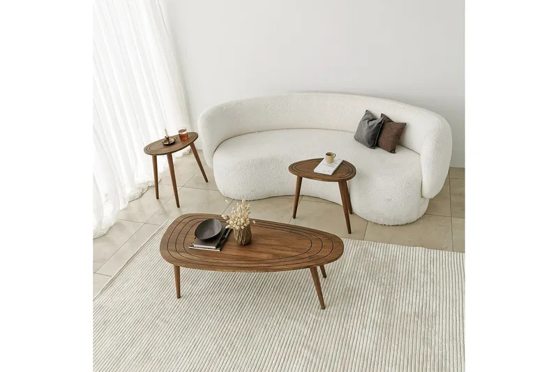 Saldus Soffbord 115 cm - Valnöt - Möbler - Bord & matgrupper - Soffbord