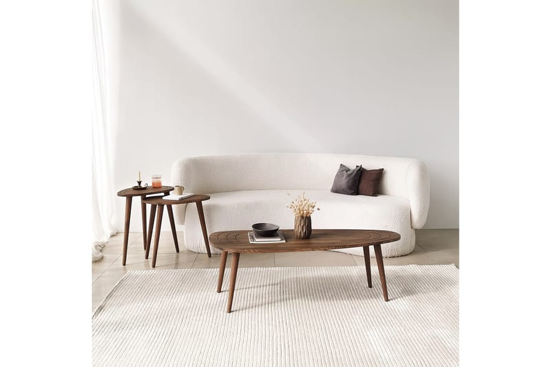 Saldus Soffbord 115 cm - Valnöt - Möbler - Bord & matgrupper - Soffbord