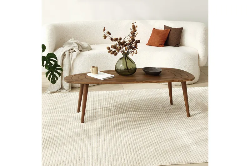 Saldus Soffbord 115 cm - Valnöt - Möbler - Bord & matgrupper - Soffbord